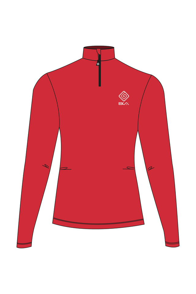 Felpa Uomo Micropolar rosso