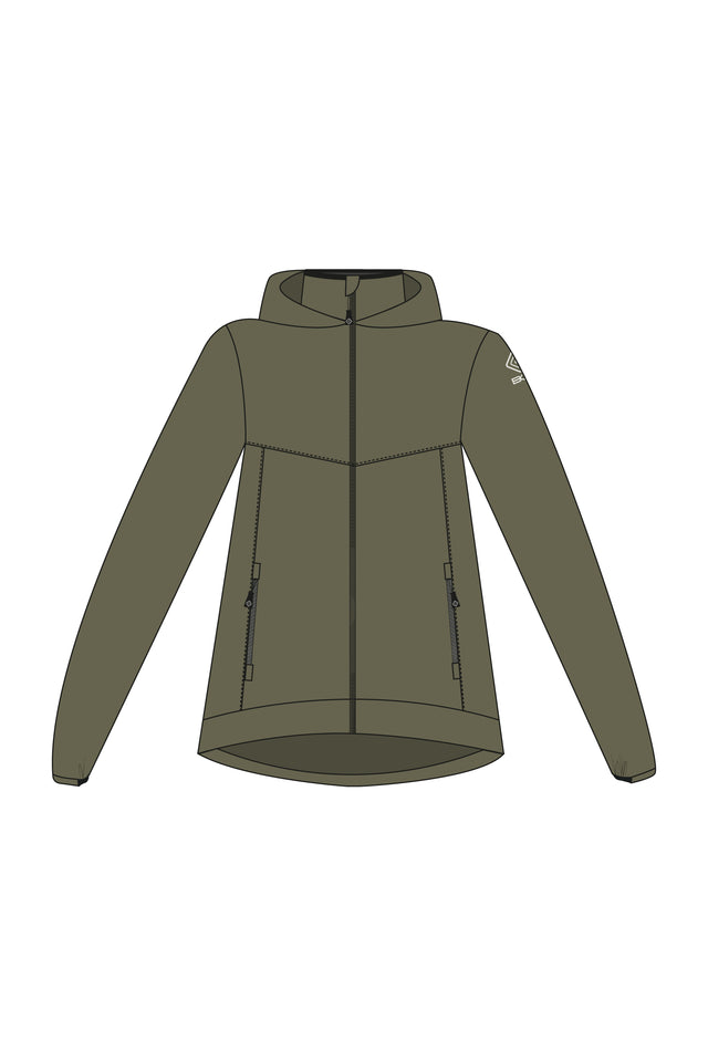 Giacca Donna Softshell verde militare