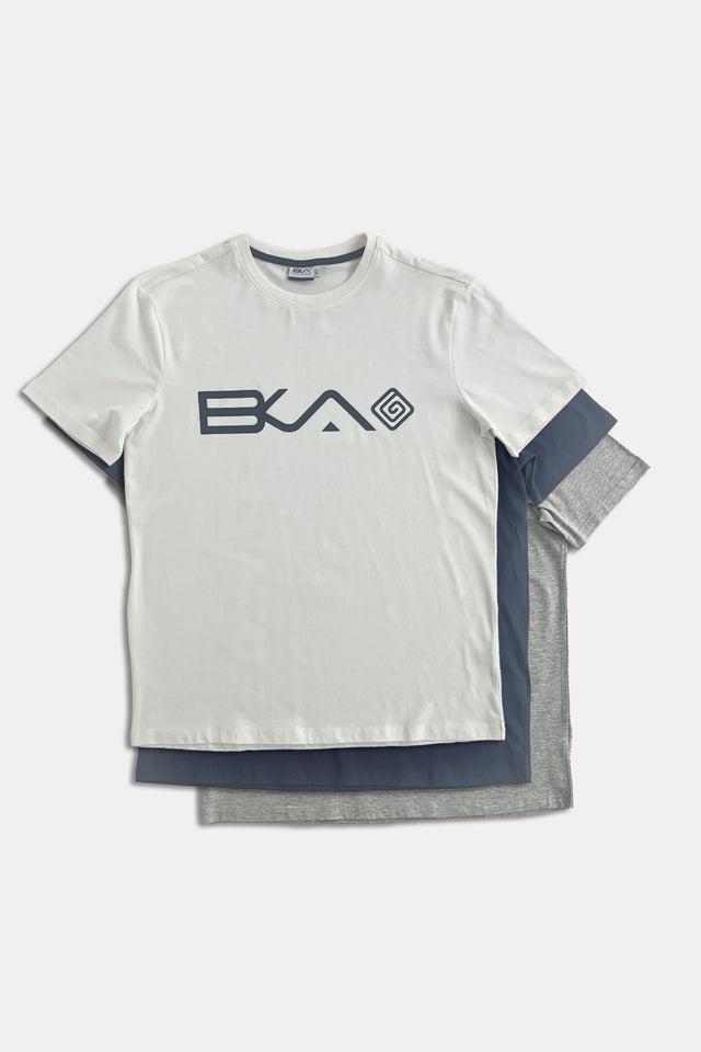 T-Shirt Uomo BKA Logo in tre colori
